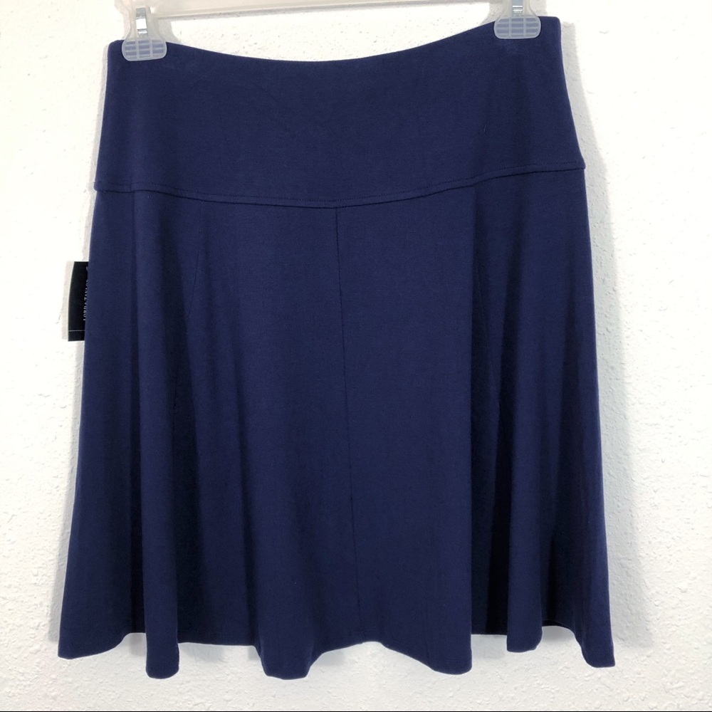 Lord & Taylor NWT Blue Skater Skirt Size Medium - Picture 3 of 7